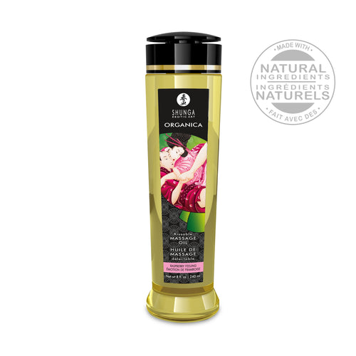 Huile de massage Kissable Framboise 240ml