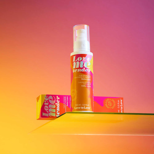 Huile de massage Love Me Tender Barbe à papa 100ml