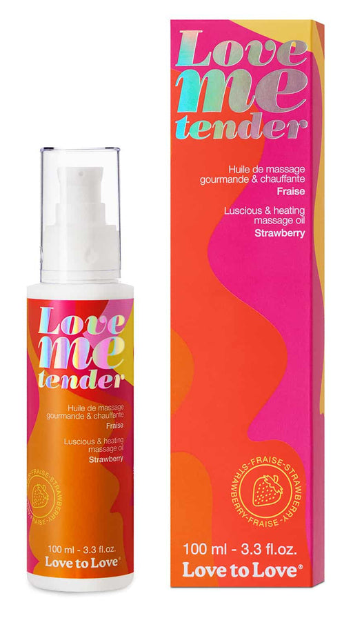 Huile de massage Love Me Tender Fraise 100ml