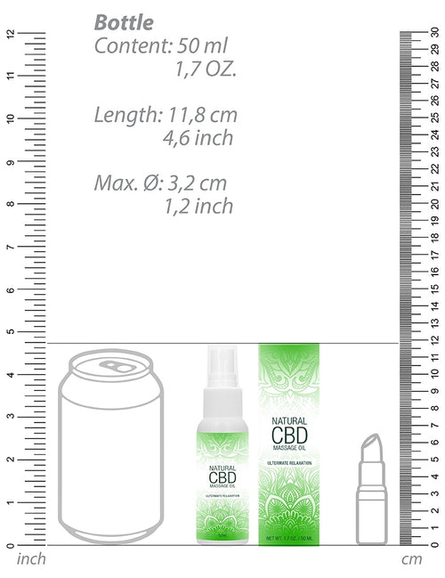 Huile de massage Natural CBD 50ml