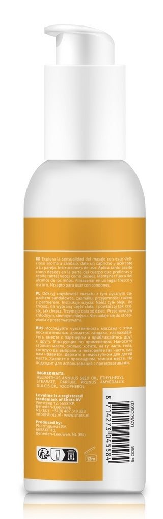 Huile de massage Sensual Sandalwood - 150 ml