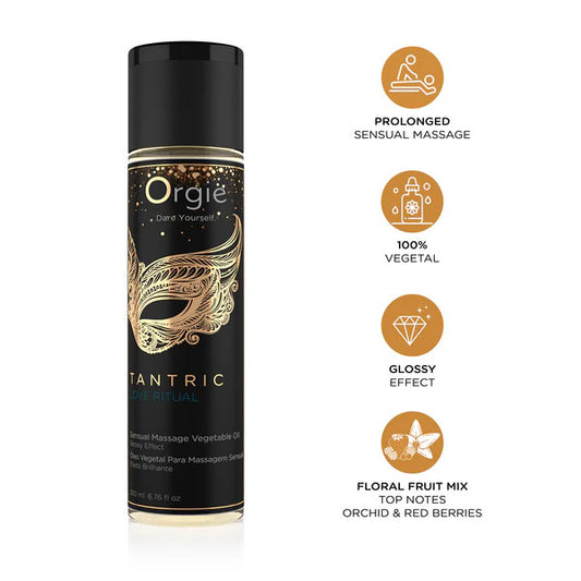 Huile de massage Tantric Love Ritual 200ml