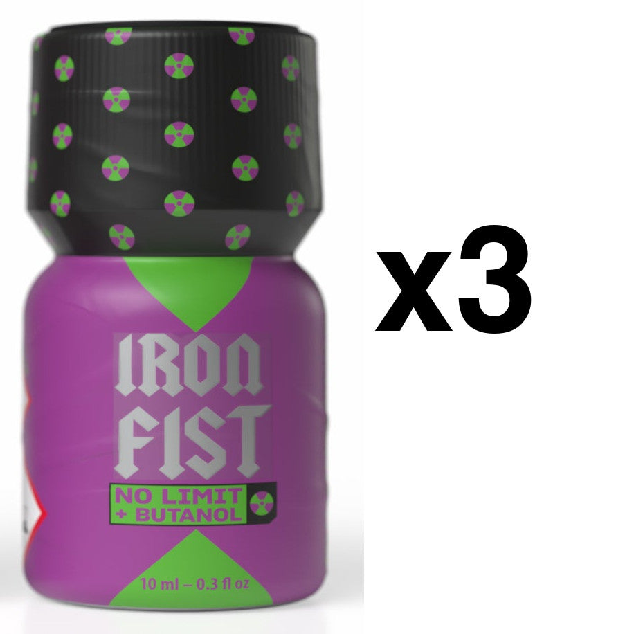 Iron Fist No Limit Butanol 10ml x3