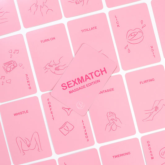 Jeu de cartes Sexmatch massage edition