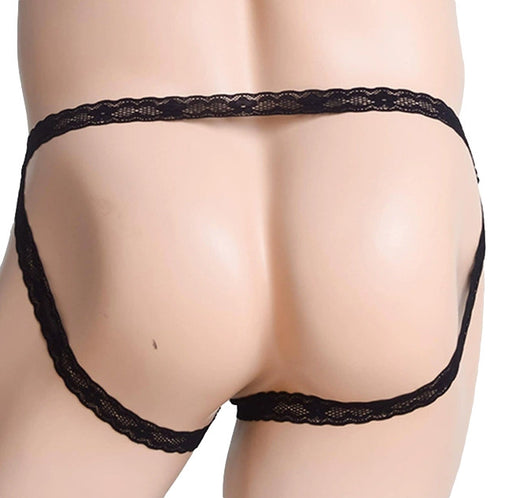 Jock avec Anneau Lacering Noir