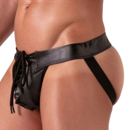 Jockstrap avec lacets Bondage Noir