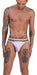 Jockstrap Barcode Pride Blanc