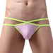 Jockstrap Bellicross Rose-Jaune fluo