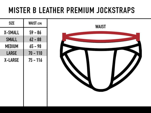 Jockstrap en cuir Mister B Noir
