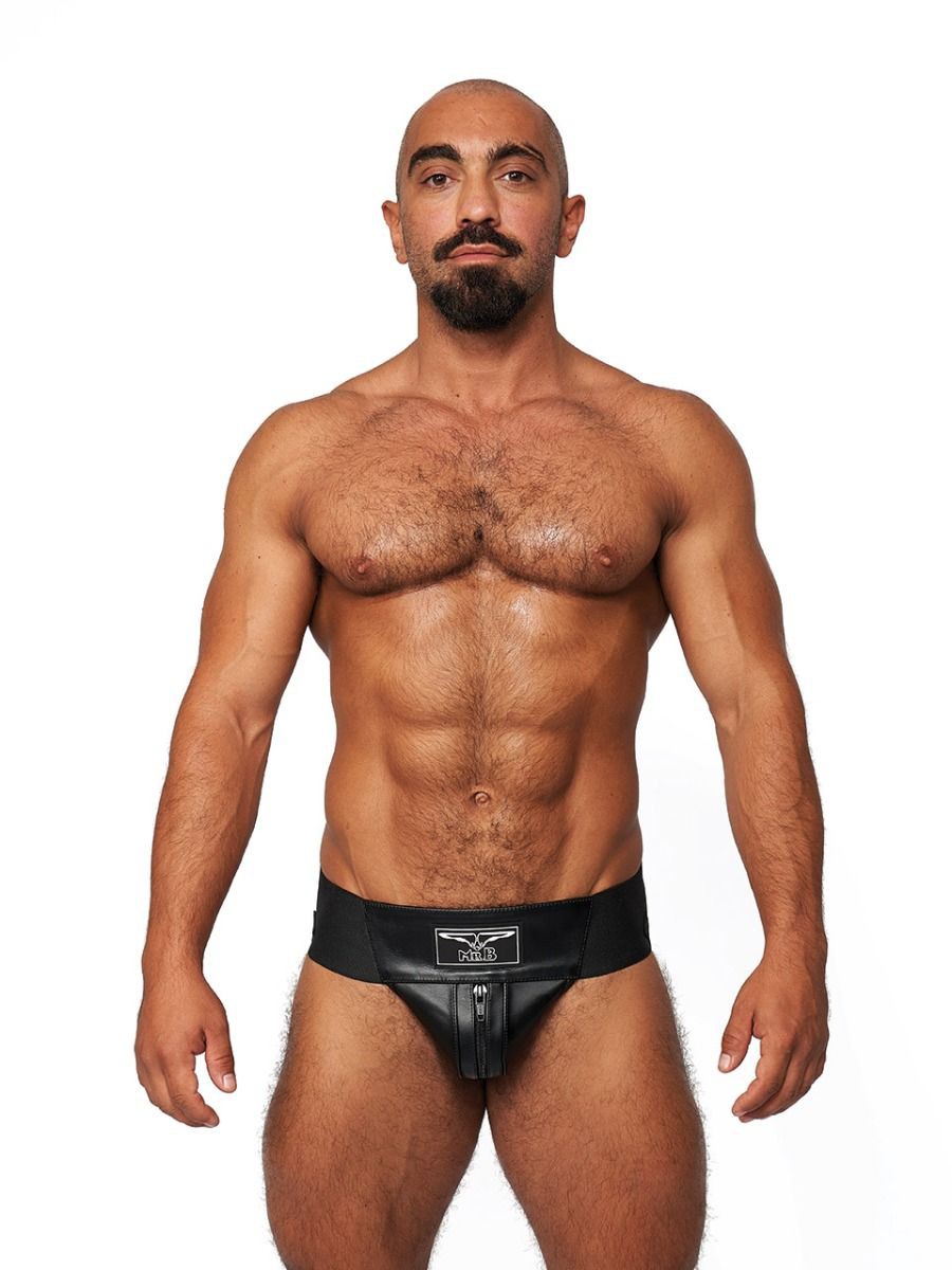 Jockstrap en cuir Mister B Noir