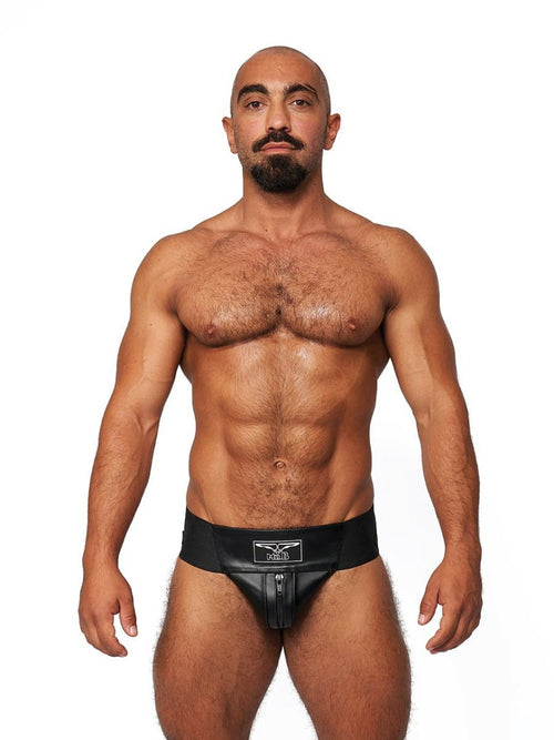 Jockstrap en cuir Mister B Noir