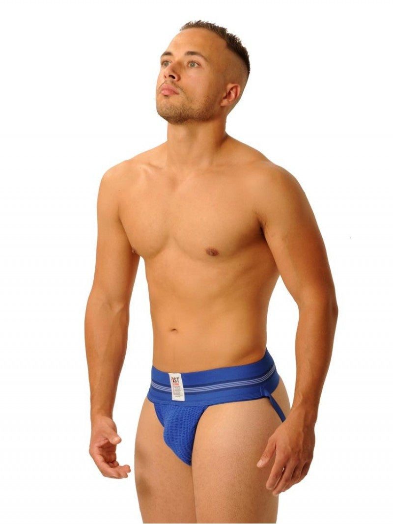 Jockstrap Fist Bleu