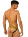 Jockstrap Fist Leather Jaune