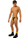 Jockstrap Fist Leather Jaune