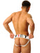 Jockstrap Fist logo Blanc