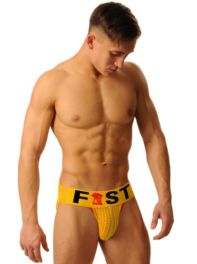 Jockstrap Fist Logo Jaune