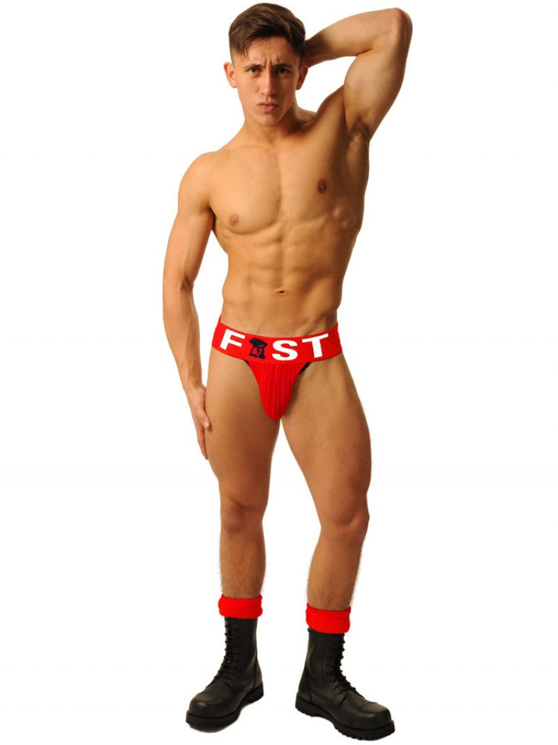 Jockstrap Fist Logo Rouge