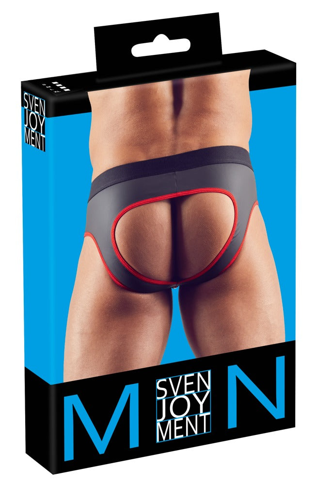 Jockstrap Joy Zip Noir-Rouge