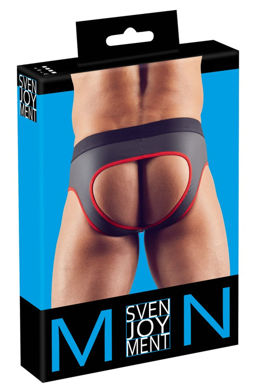 Jockstrap Joy Zip Noir-Rouge
