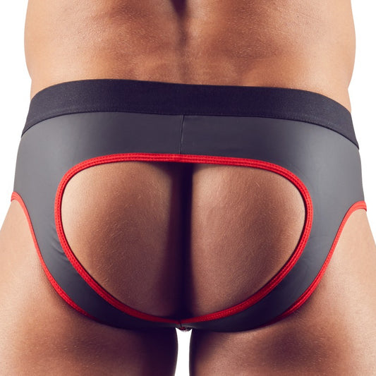 Jockstrap Joy Zip Noir-Rouge