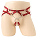 Jockstrap-Lanières Ring Passion Rouge