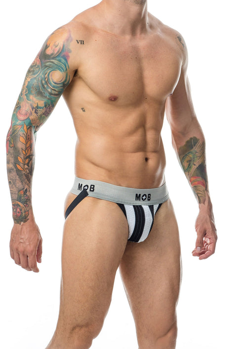 Jockstrap Mob Classic Blanc-Noir