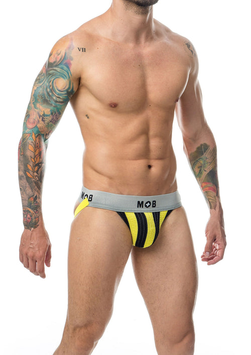 Jockstrap Mob Classic Noir-Jaune
