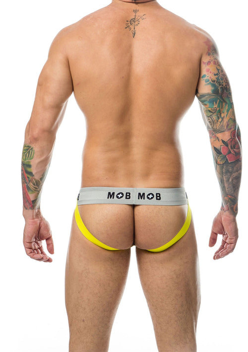 Jockstrap Mob Classic Noir-Jaune