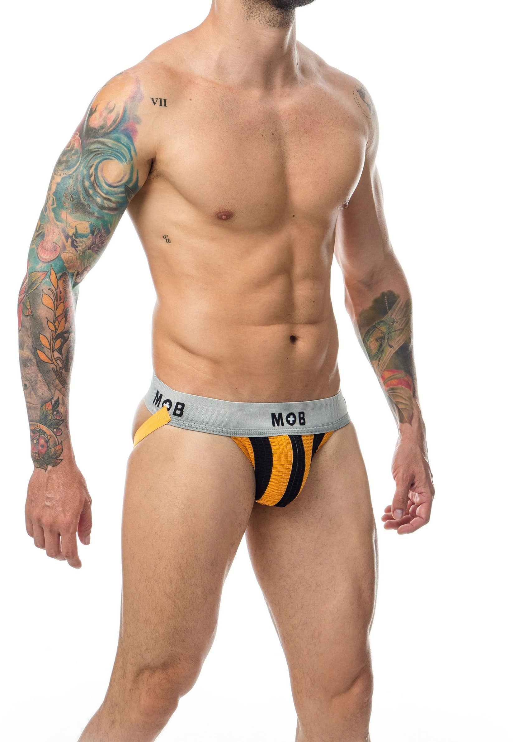 Jockstrap Mob Classic Noir-Orange