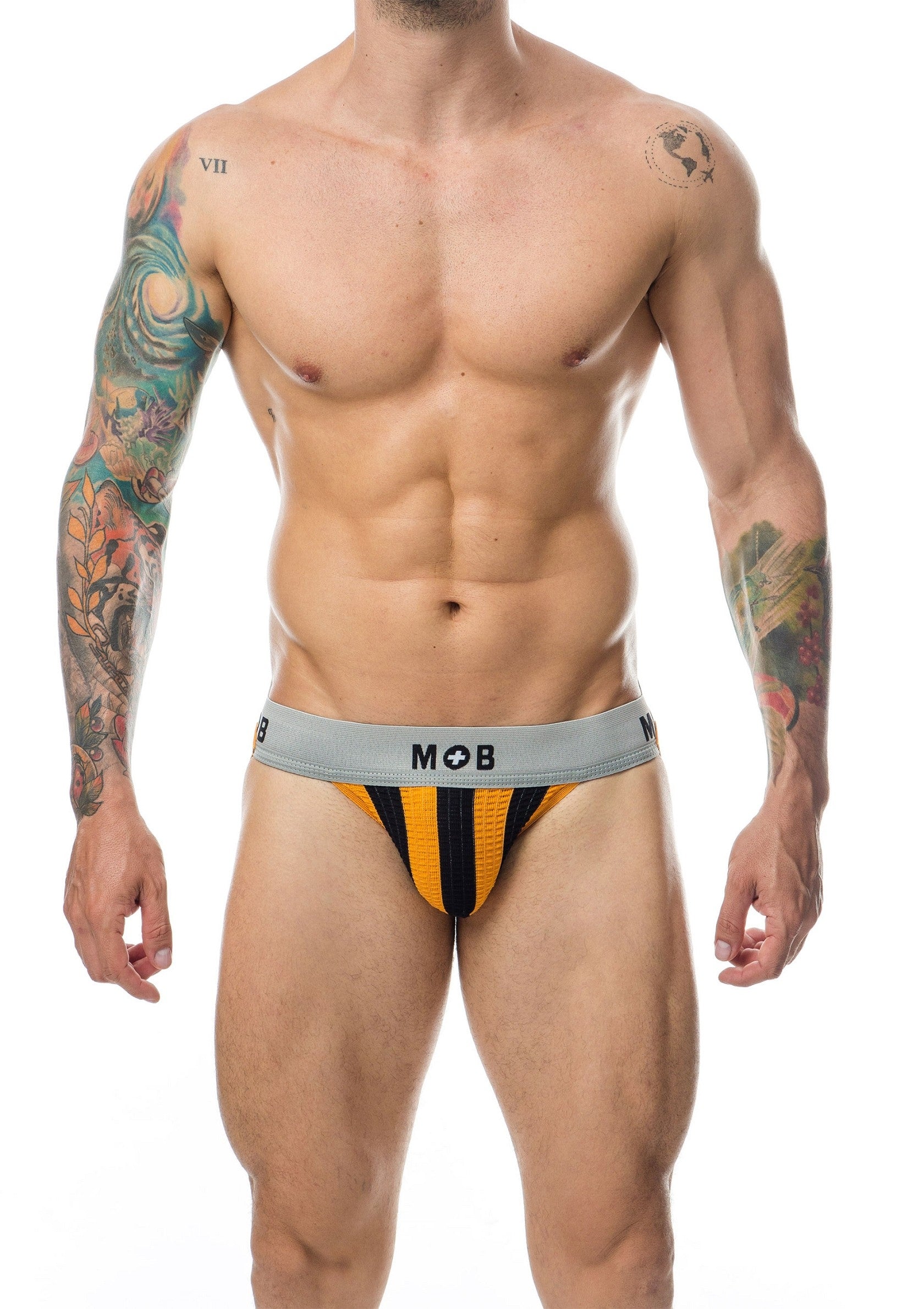 Jockstrap Mob Classic Noir-Orange