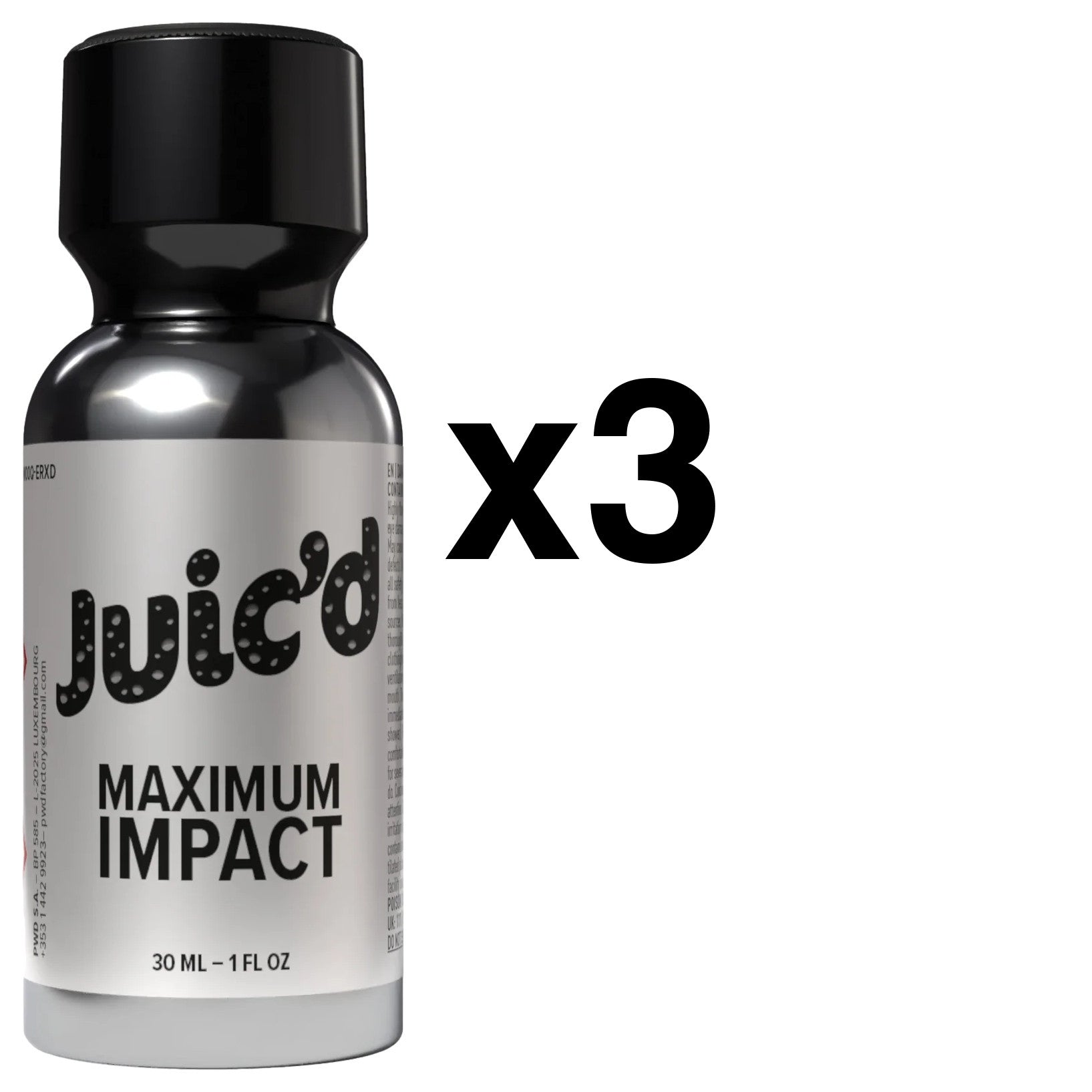 Juic'd Maximum Impact 30ml x3