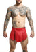 Jupe homme Sm Roman Skirt Rouge-Noire