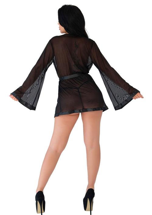 Kimono String Noir