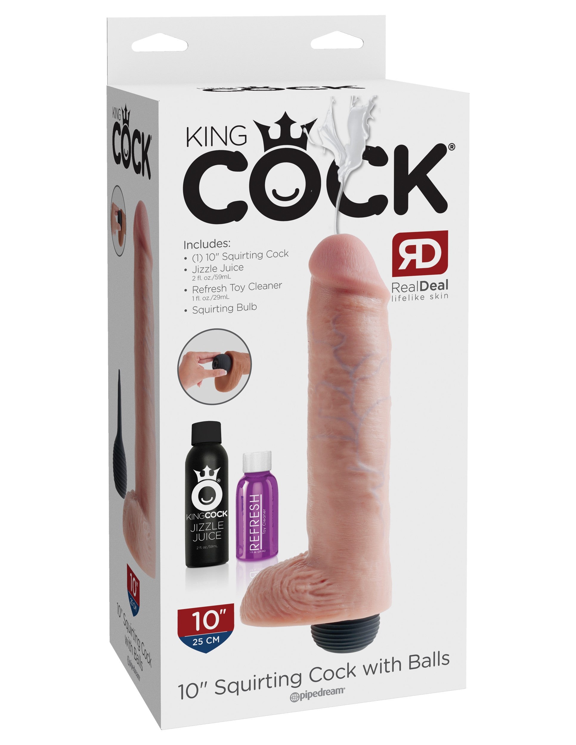 King Cock Gode Squirty 20 x 5.3 cm