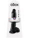 King Cock gode XXL 20 x 5.4 cm Noir