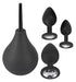 Kit 3 Plugs Bijou Velvet Jewel Noir