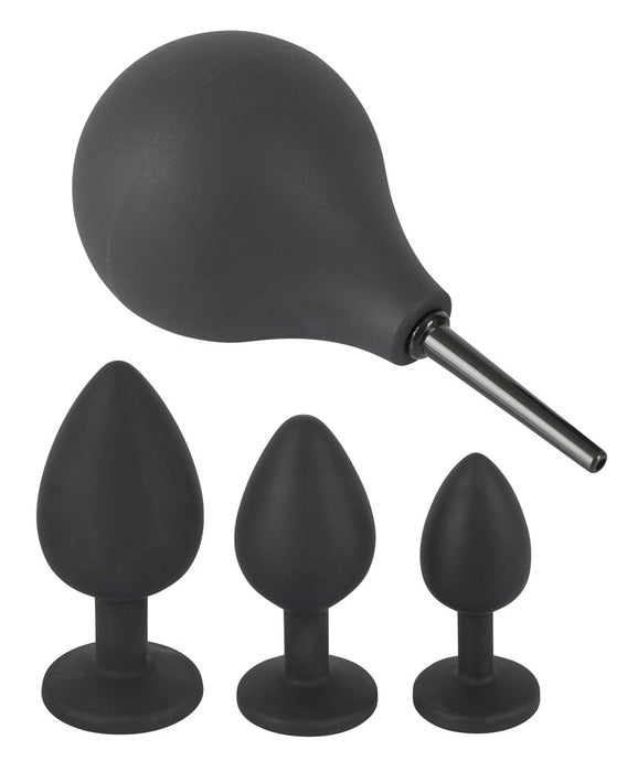 Kit 3 Plugs Bijou Velvet Jewel Noir