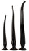 Kit 3 Plugs Longs Flex Plug Noirs