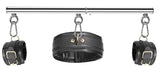 Kit Barre de maintien Collier et Menottes Simply Dom Noir