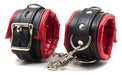 Kit Barre de maintien Collier et Menottes Simply Dom Rouge et Noir