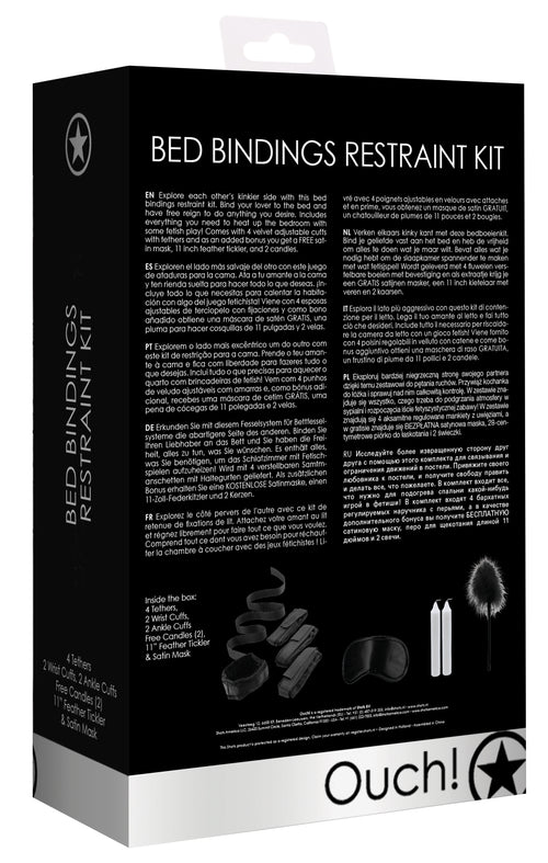 Kit Bondage Bed 4 pièces