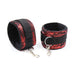 Kit Bondage Collier Menottes Rouge
