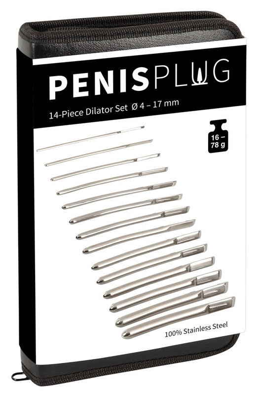 Kit de 14 Tiges d'urètre DILATOR PROGRESS 13.5 cm Diamètre 4 à 17mm