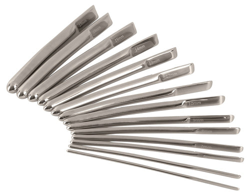 Kit de 14 Tiges d'urètre DILATOR PROGRESS 13.5 cm Diamètre 4 à 17mm