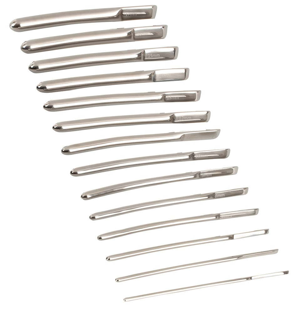 Kit de 14 Tiges d'urètre DILATOR PROGRESS 13.5 cm Diamètre 4 à 17mm
