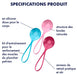 Kit de 3 boules de geisha - 3.8 cm