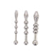 Kit de 3 plugs d'urètre Beads 5.5cm 6 à 10mm