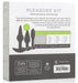 Kit de 3 plugs Pleasure Noirs