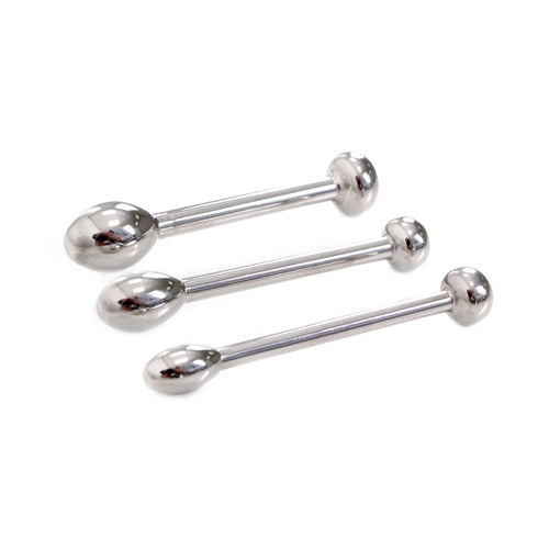 Kit de 3 plugs pour urètre 4.5cm 6 à 10mm
