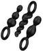 Kit de 3 plugs Silicone Booty Call Satisfyer 9.5 x 2.5cm